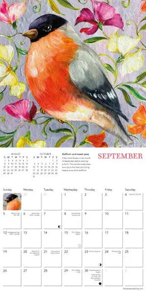 Flame Tree Garden Birds Kalender 2027 Mini