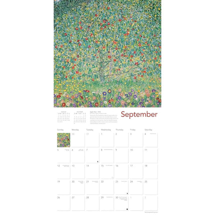 Flame Tree Gustav Klimt, Landschappen Kalender 2027