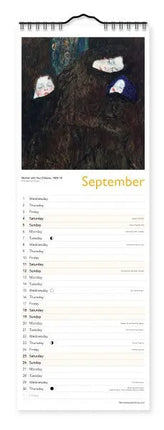 Flame Tree Gustav Klimt Slimline Kalender 2027