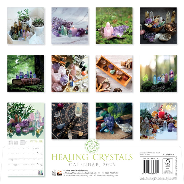 Flame Tree Healing Crystals Kalender 2026