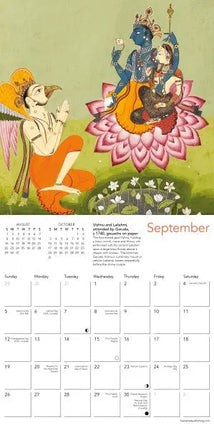 Flame Tree Indian Art Kalender 2027 Mini