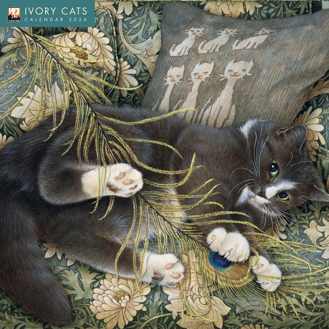 Flame Tree Ivory Cats Kalender 2026