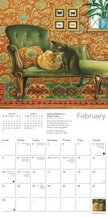 Flame Tree Ivory Cats Kalender 2027 Mini