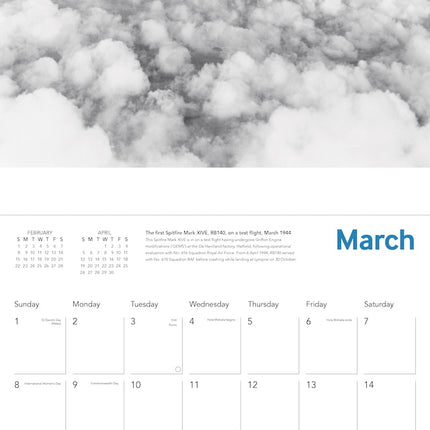 Flame Tree IWM Spitfires Kalender 2026