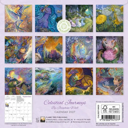 Flame Tree Josephine Wall Kalender 2027 Mini