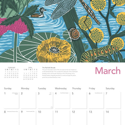 Flame Tree Kate Heiss Kalender 2026