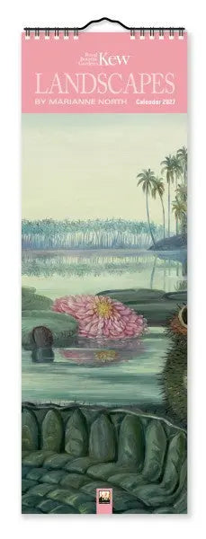 Flame Tree Kew Gardens Slimline Kalender 2027