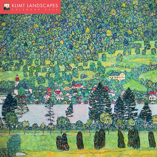 Flame Tree Klimt Landscapes Kalender 2026