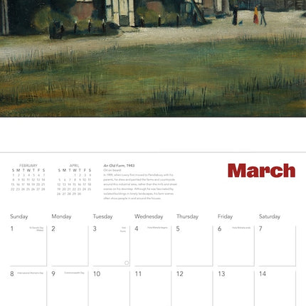 Flame Tree L S Lowry Kalender 2026