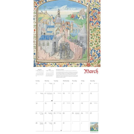 Flame Tree Medieval Manuscripts Kalender 2027