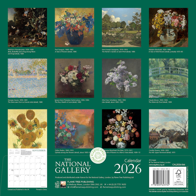 Flame Tree National Gallery Kalender 2026