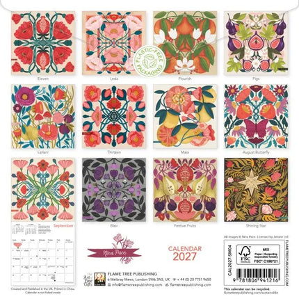 Flame Tree Nina Pace Kalender 2027 Mini