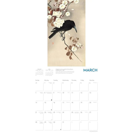 Flame Tree Ohara Koson Ashmolean Museum Kalender 2027