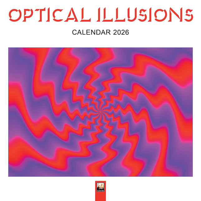Flame Tree Optical Illusions Kalender 2026