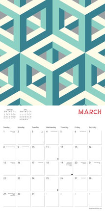 Flame Tree Optical Illusions Kalender 2026