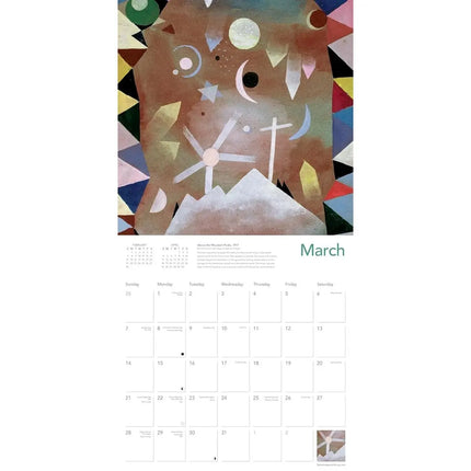 Flame Tree Paul Klee Kalender 2027