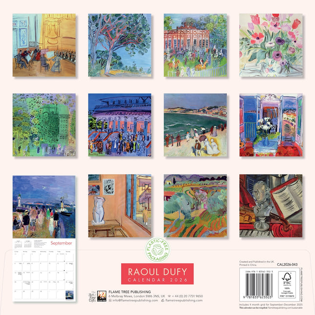 Flame Tree Raoul Dufy Kalender 2026