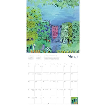 Flame Tree Raoul Dufy Kalender 2027