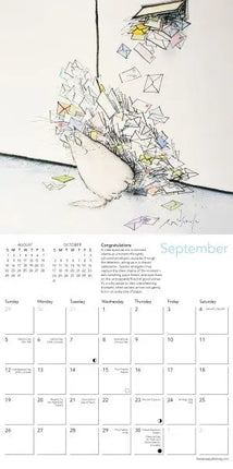 Flame Tree Ronald Searle's Cats Kalender 2027 Mini