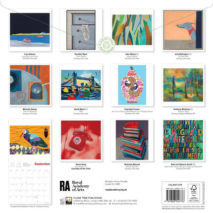 Flame Tree Royal Academy of Arts Kalender 2027
