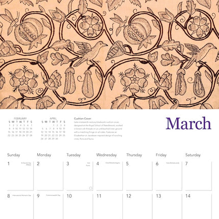 Flame Tree Royal School of Needlework Kalender 2026