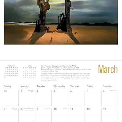 Flame Tree Salvador Dalí Kalender 2027