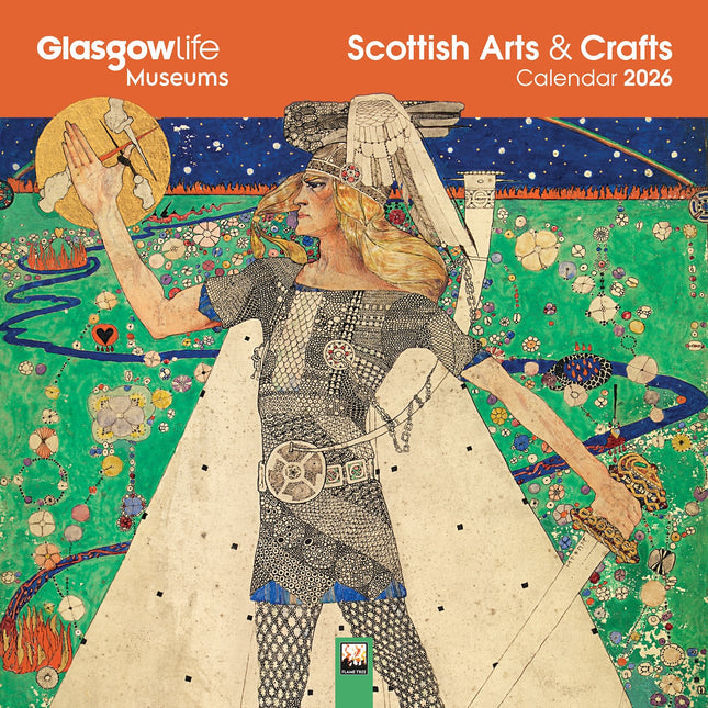 Flame Tree Scottish Arts and Crafts Kalender 2026