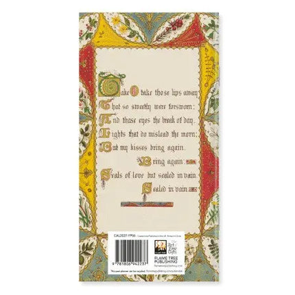 Flame Tree Shakespeare Birthplace Trust Pocket Jaaragenda 2027