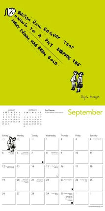 Flame Tree Spike Milligan Kalender 2027 Mini