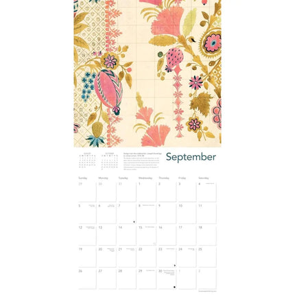 Flame Tree Spitalfields Silks Kalender 2027