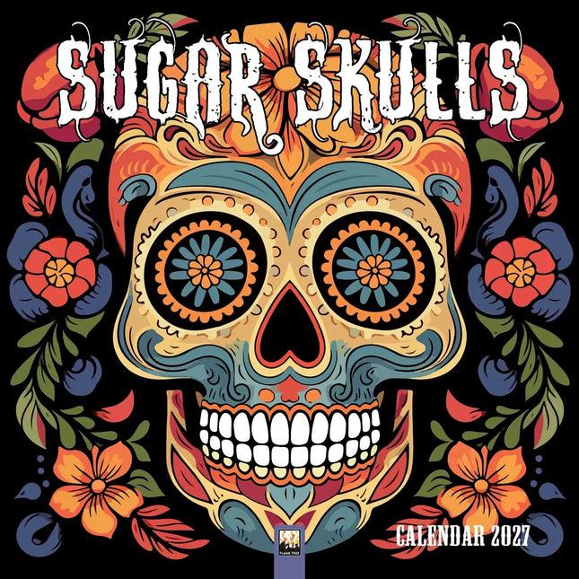 Flame Tree Sugar Skulls Kalender 2027