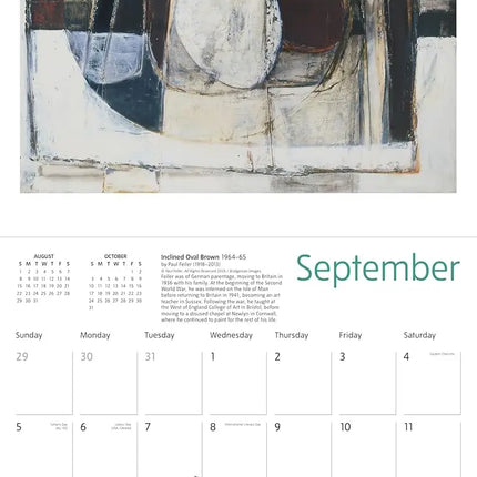 Flame Tree Tate: St Ives Artists Kalender 2027