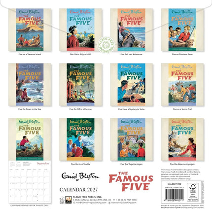 Flame Tree The Famous Five Kalender 2027