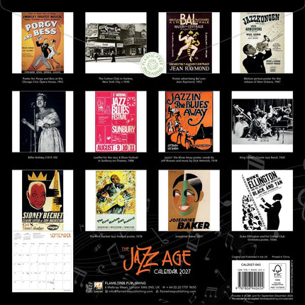 Flame Tree The Jazz Age Kalender 2027