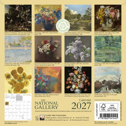 Flame Tree The National Gallery Kalender 2027 Mini