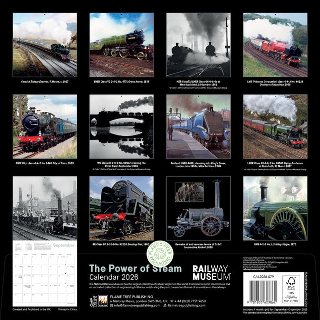 Flame Tree The Power of Steam Kalender 2026