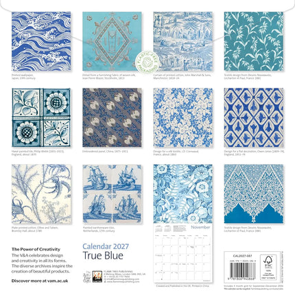 Flame Tree True Blue Kalender 2027