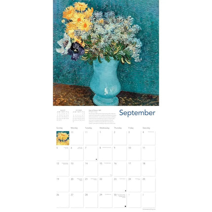 Flame Tree Vincent van Gogh Blooms Kalender 2027