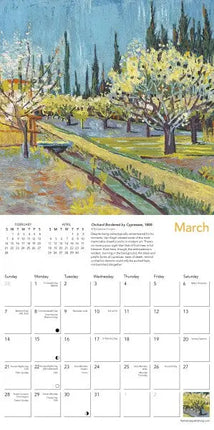 Flame Tree Vincent van Gogh Kalender 2027 Mini