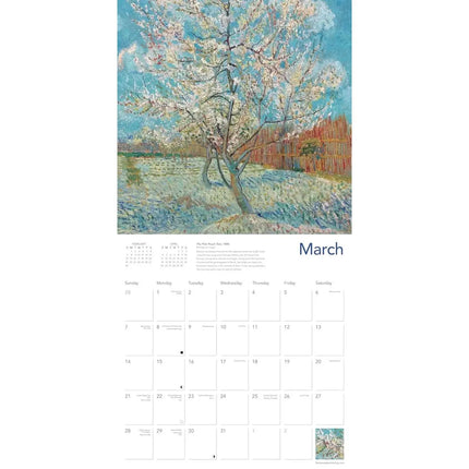 Flame Tree Vincent van Gogh Landscapes Kalender 2027