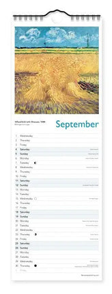 Flame Tree Vincent van Gogh Slimline Kalender 2027