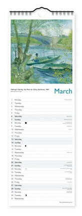 Flame Tree Vincent van Gogh Slimline Kalender 2027