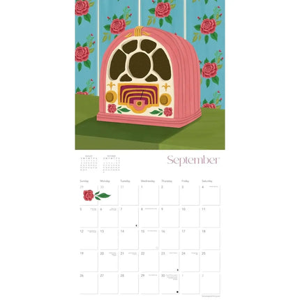 Flame Tree Vintage Home Kalender 2027