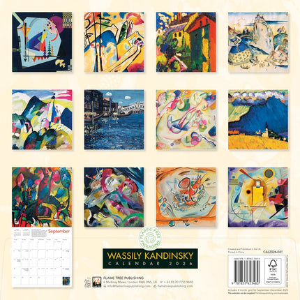 Flame Tree Wassily Kandinsky Kalender 2026
