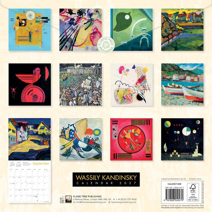 Flame Tree Wassily Kandinsky Kalender 2027