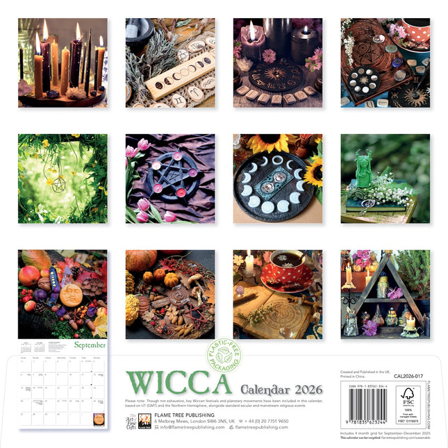 Flame Tree Wicca Kalender 2026