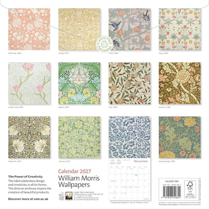 Flame Tree William Morris Gallery Kalender 2027