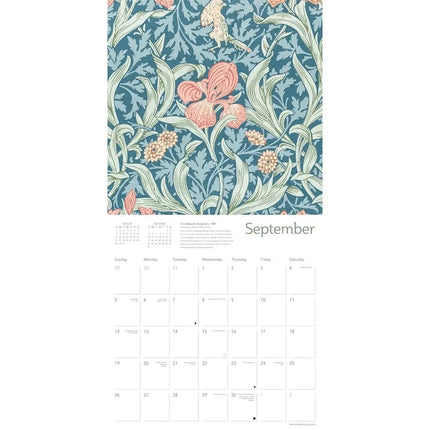 Flame Tree William Morris Kalender 2027
