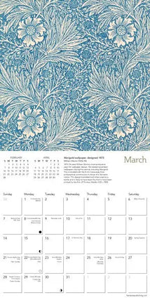 Flame Tree William Morris Kalender 2027 Mini
