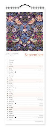 Flame Tree William Morris Slimline Kalender 2027
